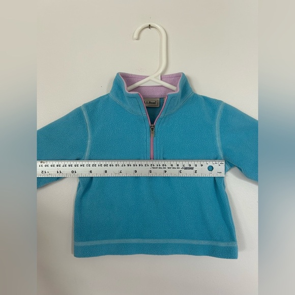 Vintage L.L. Bean Fleece Jacket 3-6 Months Baby Blue - Picture 3 of 5